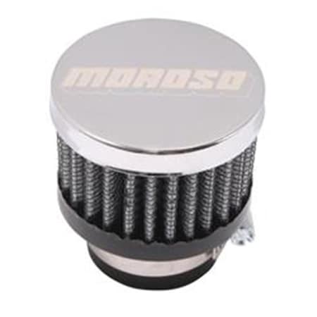Moroso 68791 Crankcase Breather Filter, Round M28-68791